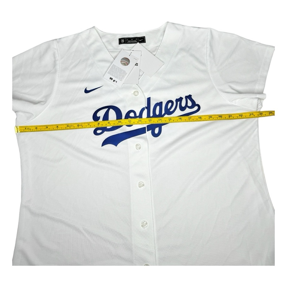 NWT Nike Cody Bellinger White Los Angeles Dodgers  Name Jersey SZ XXL women’s - Picture 2 of 12
